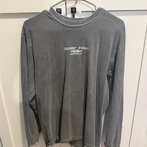 Gray Surf Trip Supply Long Sleeve Shirt